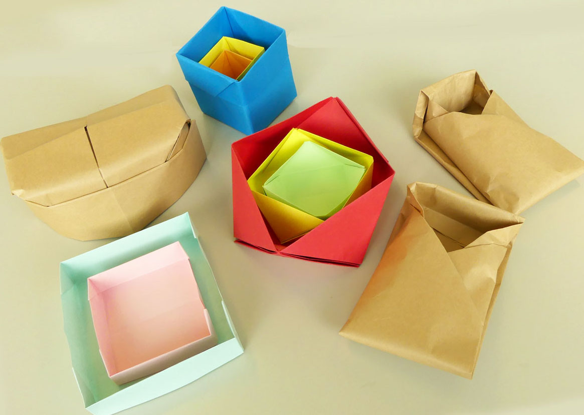紙だけで、いろいろ作ってみよう！イメージ画像