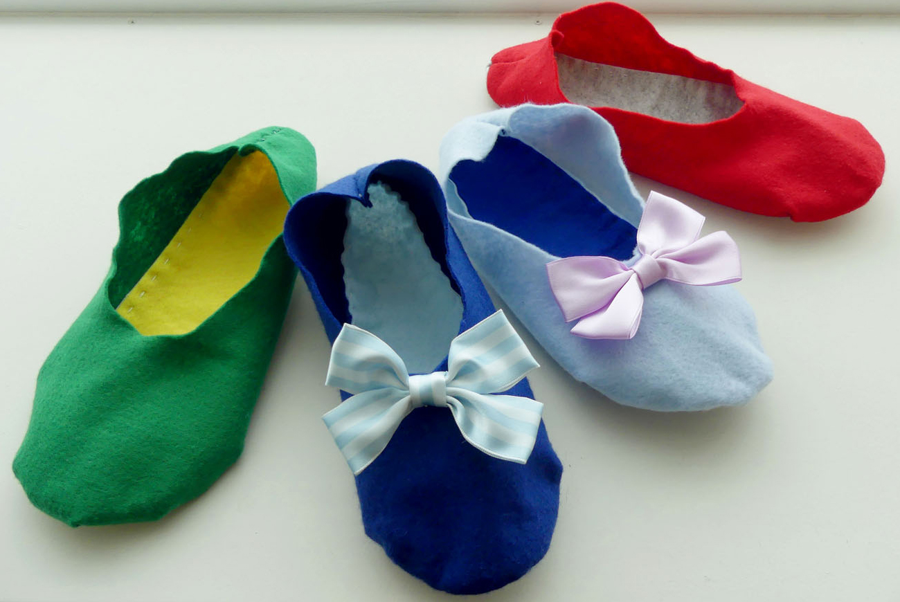 携帯できるソフトシューズを手作りしよう！イメージ画像