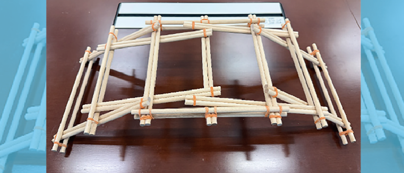 建築のチカラ展WS ダヴィンチ橋・1枚紙の橋をつくろう！ イメージ画像